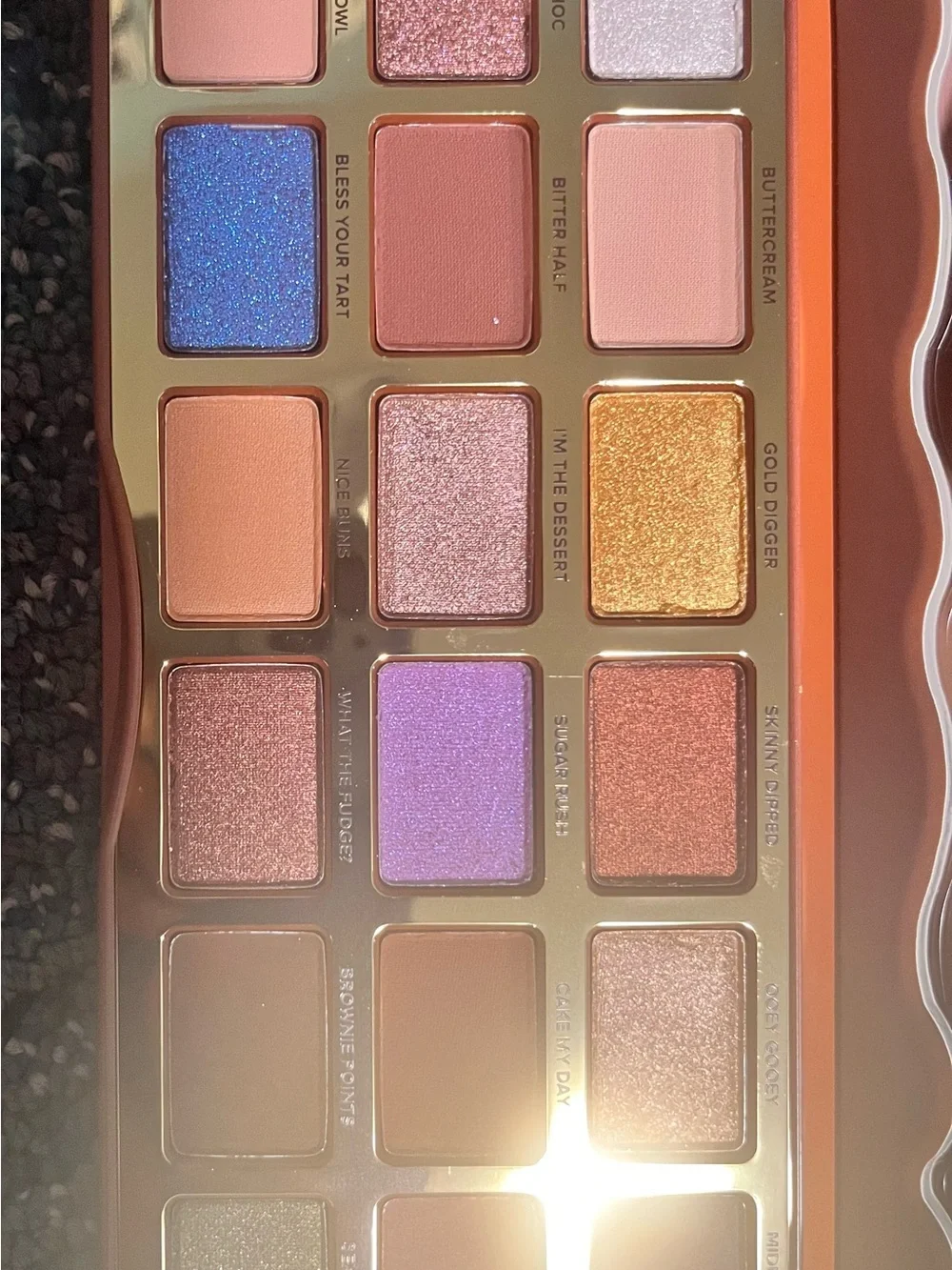 Too Faced Copper Chocolate Palette Packaging - Brown & Copper